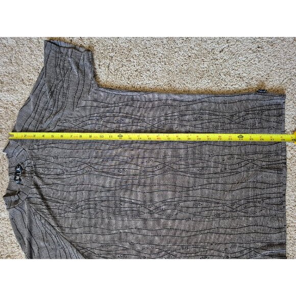 VTG Y.M.L.A Women's Artsy Size S Crew Neck Short Sleeve Shirt Futuristic - Picture 5 of 5